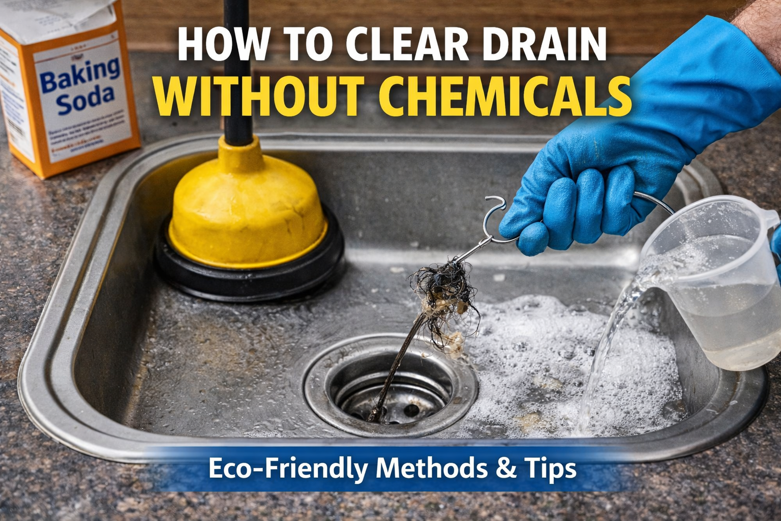 How to Clear Drain Without Chemicals – UK Eco-Friendly Guide